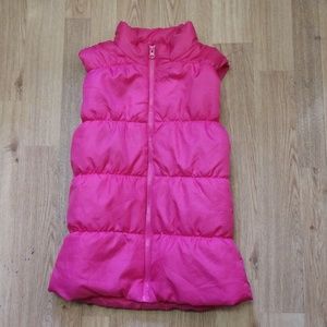 Girls size Lg 14-16 puffy pink vest